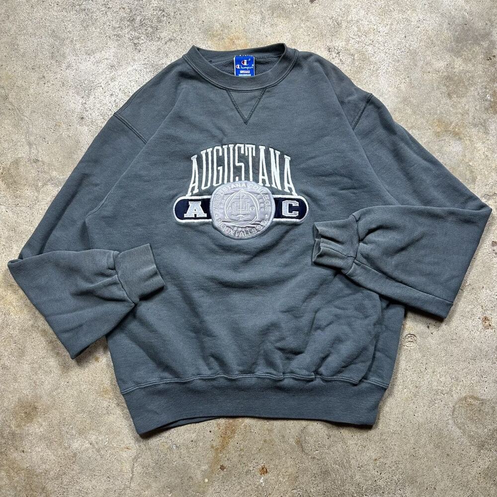 VTG 80s Champion Augustana University Crewneck Size XL